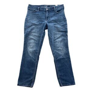 Riders By Lee Womens Boyfriend Jeans Blue Denim Midrise Classic Casual